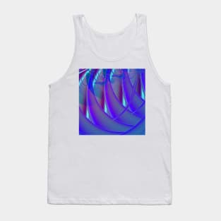 Blue Arcs Tank Top